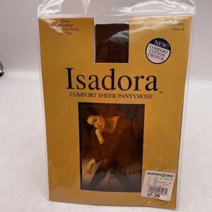 Isadora Sheer Pantyhose Color Coffee Size A Style# 4050 NOS